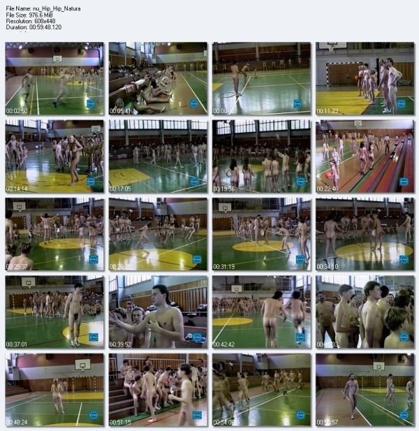 若い大人のスポーツ競技の映像をヌーディスト | Young adults naturists sports competitions video [European naturism]