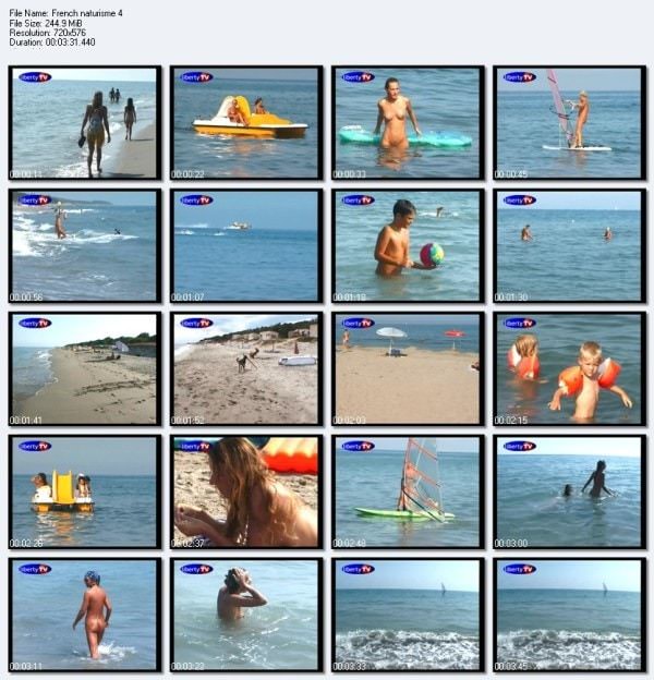 フランスの裸体主義ビデオ - コートダジュールのリゾート | France naturism video - Cote d'Azur resort [European naturism]