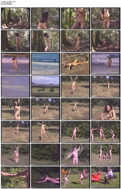 女の子裸体主義者の動画、減速の効果を持つ美しい裸踊り | Girls naturist videos, beautiful naked dancing with the effect of slowing down [European naturism]