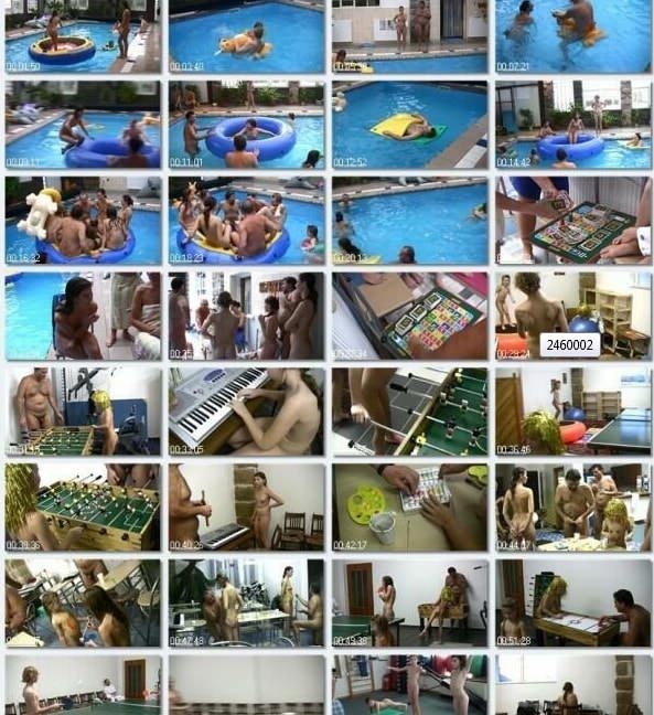 ヌーディズムスポーツプールやジムのHDビデオ | Nudism sports pool and gym HD video [European naturism]