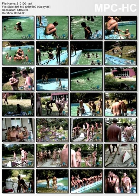 ヌーディスト男の子と男性のビデオ | Сamp for teen boys and men nudist video [European naturism]